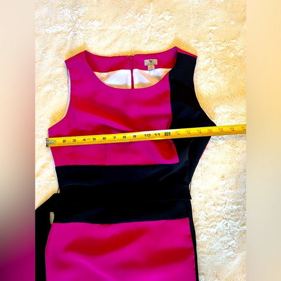 Fun pop of color fully-lined dress by Worthington - Picture 10 of 12